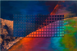 Complex doubleweave "Beyond the Blue" Laura Militzer Bryant