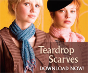 teardrop scarves ad