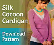 silk coccon cardi ad