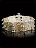 Accented Metal Clay Bracelet