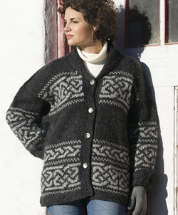 Northwest Celtic Jacket from Knitted Jackets by Cheryl Oberle