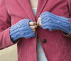 cornflower mitts