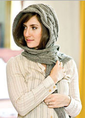 Pfeiffer Falls Hooded Scarf