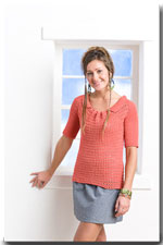 Gathered Mesh Polo