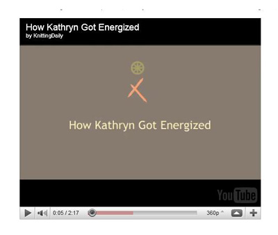 Energized yarn from SpinKnit