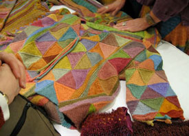 Kathryn Alexander's jacket, from SpinKnit