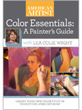 Color Essentials: A Painter's Guide with Lea Colie Wight DVD color mixing, color mixing guide, how to mix colors, color study, art studio, painting techniques, painting demo