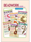 2008 Beadwork CD Collection Beadwork, seed beads, beading patterns, herringbone, peyote stitch, bead weaving, seed bead patterns.