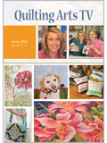 Quilting Arts TV, Series 800 DVD Quilting Arts TV, Series 800, Pokey Bolton, QA TV, QATV, surface design, landscape, machine and hand stitching, bag