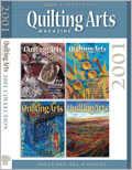 Quilting Arts 2001 CD Collection Quilting Arts, Quilting Arts Magazine, cd collections, 2001, premiere issue, pokey bolton