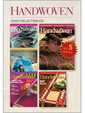 2005 Handwoven CD Collection Handwoven, weaving, Collection CD, specialty fibers collection CD