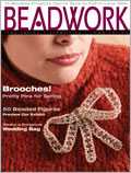 Beadwork, February/March 2005 Beadweaving, Seed Beads, bracelet, necklace, peyote, herringbone, right-angle weave, wirework, bead patterns, bead embroidery