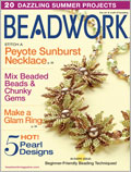 Beadwork, June/July 2008 Beadweaving, Seed Beads, bracelet, necklace, peyote, herringbone, right-angle weave, wirework, bead patterns, bead embroidery