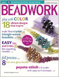 Beadwork, August/September 2010 Beadweaving, Seed Beads, bracelet, necklace, peyote, herringbone, right-angle weave, wirework, bead patterns, bead embroidery