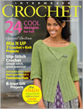 Interweave Crochet, Fall 2010 Knit and Crochet, Bosnian Crochet, Slip Stitch Crochet, Crocheted Socks, Chain Reaction Afghan Project 