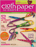Cloth Paper Scissors, January/February 2012