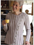 Classic Slant Cardigan 