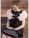 Fan Clutch And Fun Fur Collar