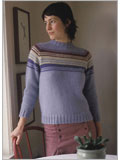 Striped Angora Raglan