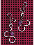 Amethyst & Sterling Silver Earrings 