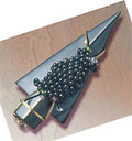 Embellished Stone Brooch