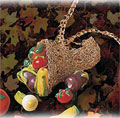 Horn Of Plenty Wireworked Necklace 
