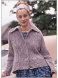 Tweedy Aran Cardigan 