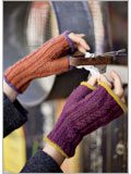 Rib-And-Cable Mitts 