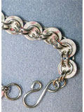 Grandmother's Button Maille Bracelet 
