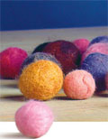 Easy Felted Beads