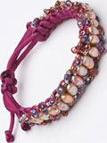 Macrame Pearl Bracelet 
