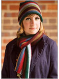 Cinchy Hat & Stripy Scarf 