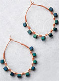 Fanciful Hoop Earrings