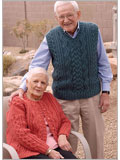 Hand-in-hand cable sweaters 