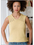Lutea Lace-Shoulder Shell 