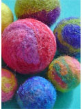 Making Wool Beads 