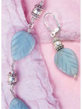 Leaf Link Bracelet and Earrings