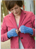 Cornflower Mitts
