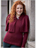 Chevron Pullover And Capelet