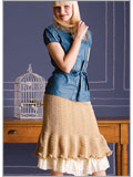 Herringbone Skirt 