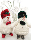 Beaded Snowman 