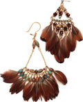 Plucky Feather Earrings 