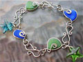 Faux Beach Glass Bracelet 