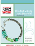 Beaded Viking Knit Bracelet (Video Download) 