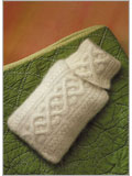 Aran Hot-Water Bottle Cover 