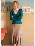 Linen Trumpet Skirt 