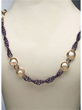 Pearl Rosettes Necklace 