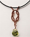 Wrapped Wire Drop Pendant