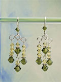 Peridot Chandelier Earrings 