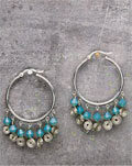 Spiraled Hoop Earrings